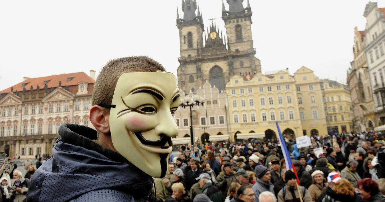Акции протеста в Праге, Чехия