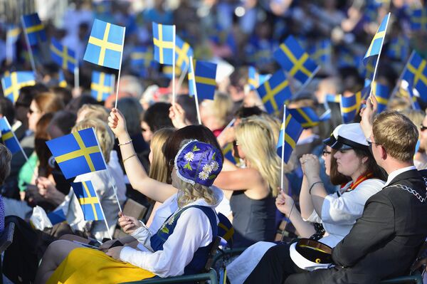 Празднование Национального дня в Стокгольме