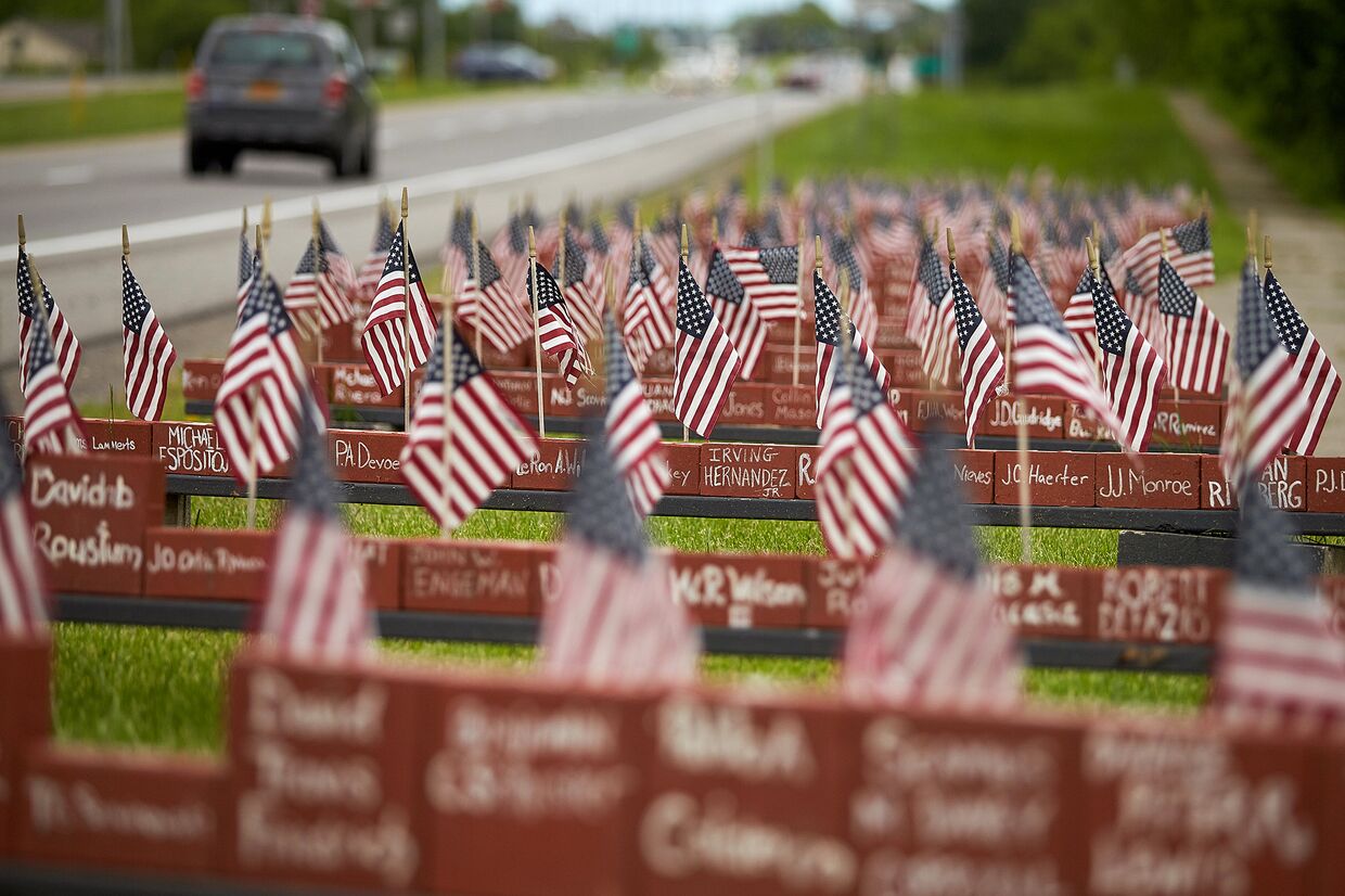 Мемориал американским солдатам, убитым в Ираке и Афганистане