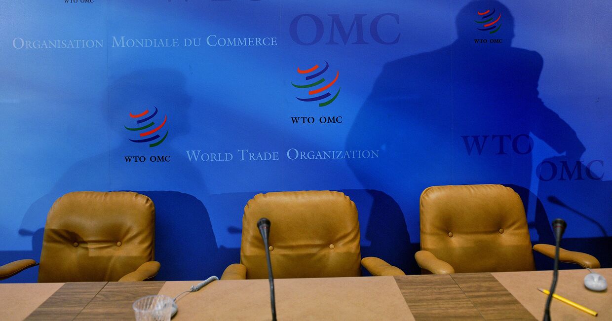 В штаб-квартире Всемирной торговой организации (ВТО)