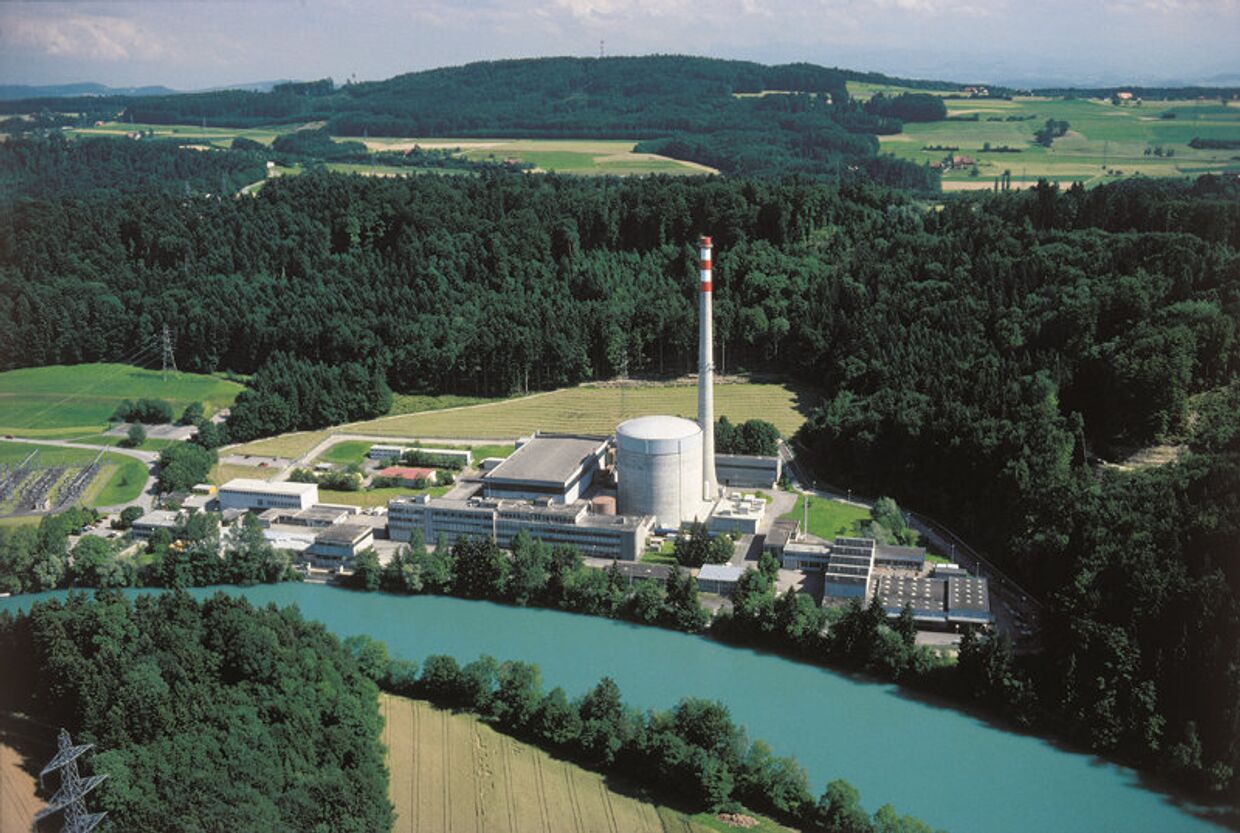 Атомная электростанция Мюлеберг в Швейцарии
