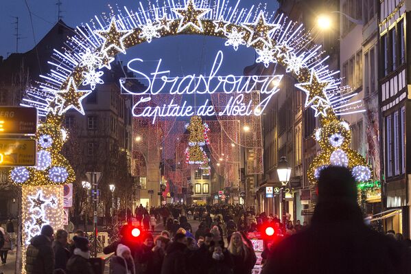 Рождественская ярмарка в Страсбурге, Франция