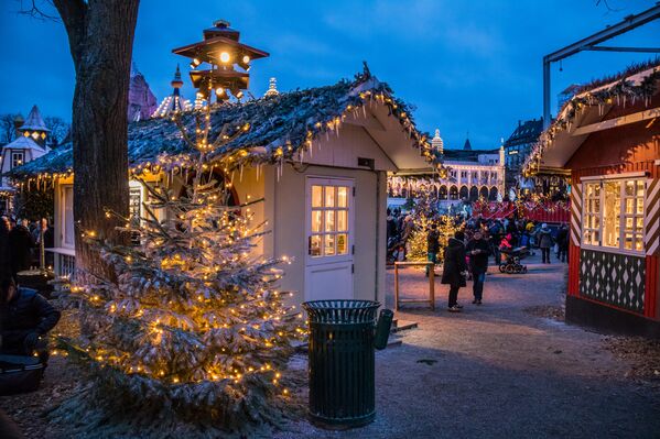 Рождественская ярмарка в Копенгагене, Дания