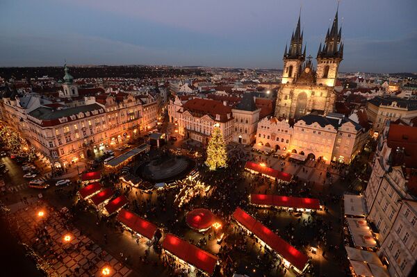 Рождественская ярмарка в Праге, Чехия