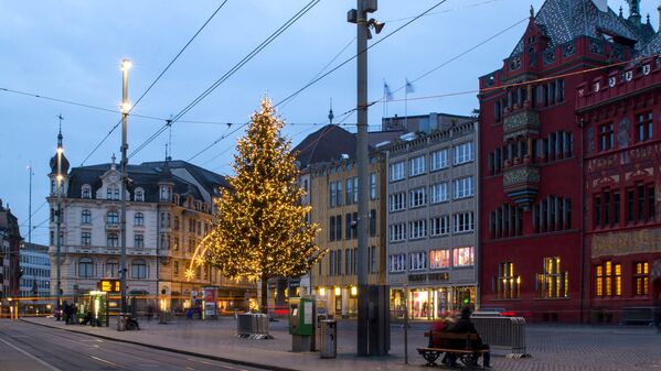 Рождественская ярмарка в Базеле, Швейцария