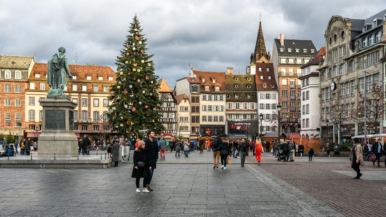 Рождественская елка в Страсбурге