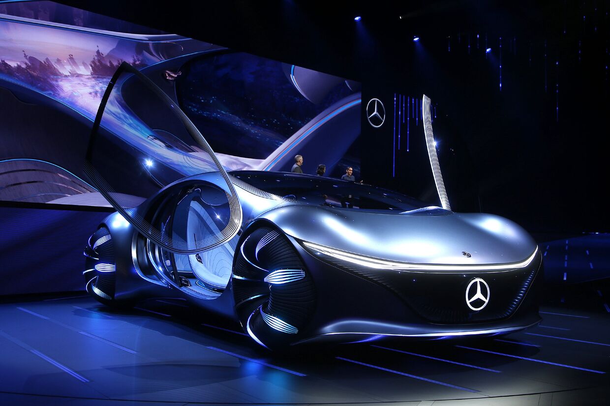 Презентация концепт-кара Mercedes-Benz Vision AVTR