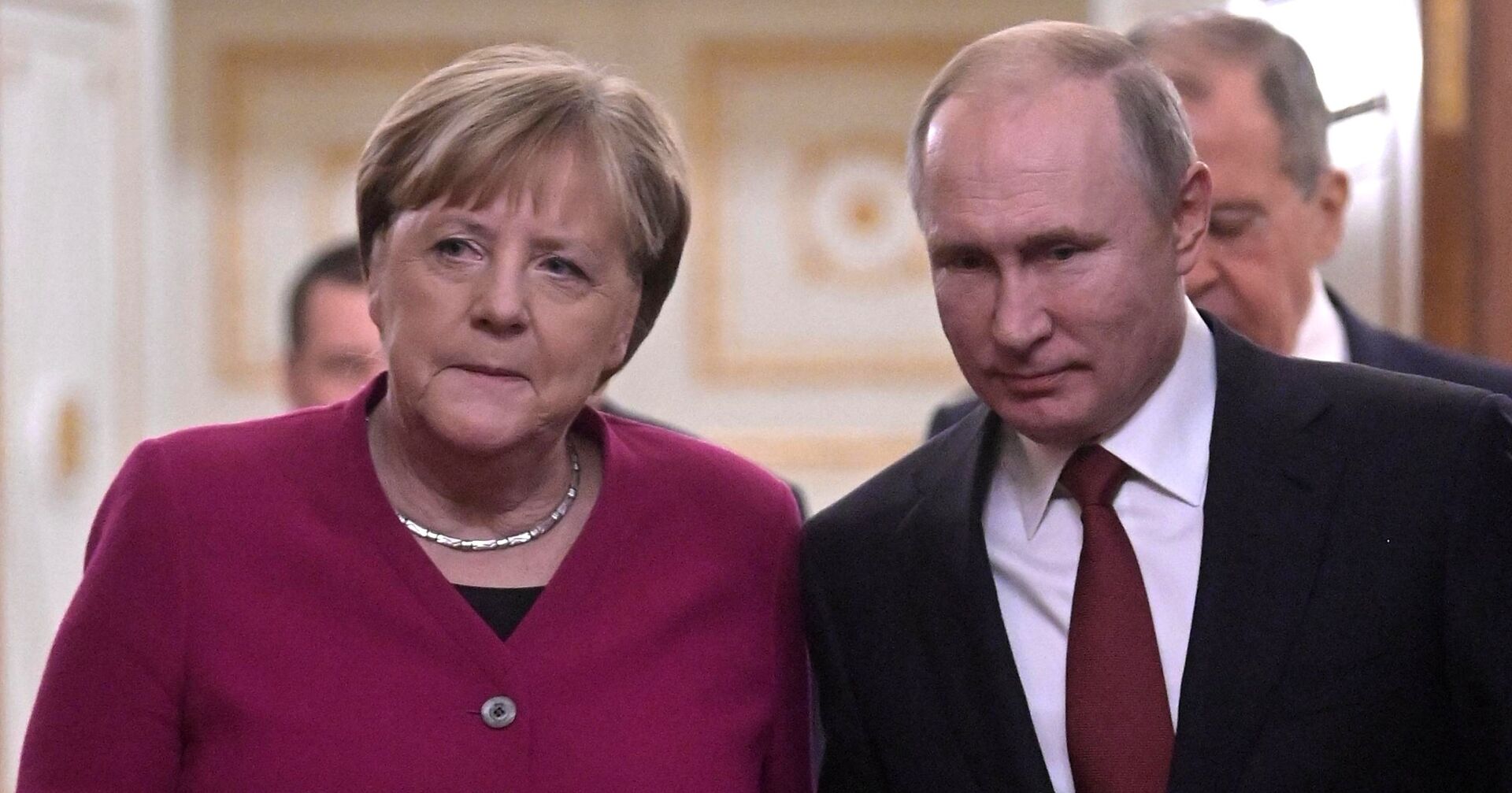 Встреча президента РФ В. Путина с канцлером Германии А. Меркель - ИноСМИ, 1920, 03.06.2021