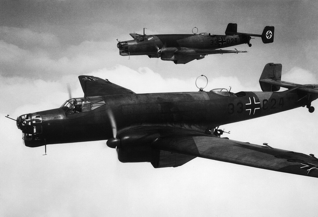 Немецкие бомбардировщики, 1938 год