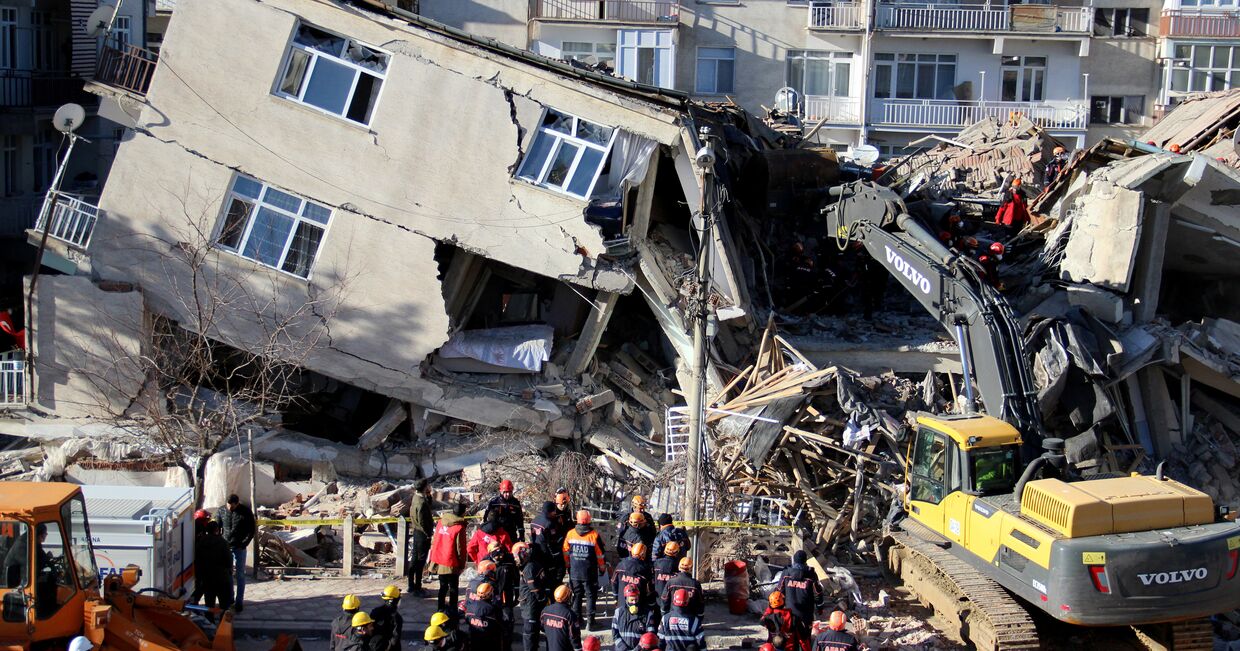 Землетрясение в Турции 24 января 2020