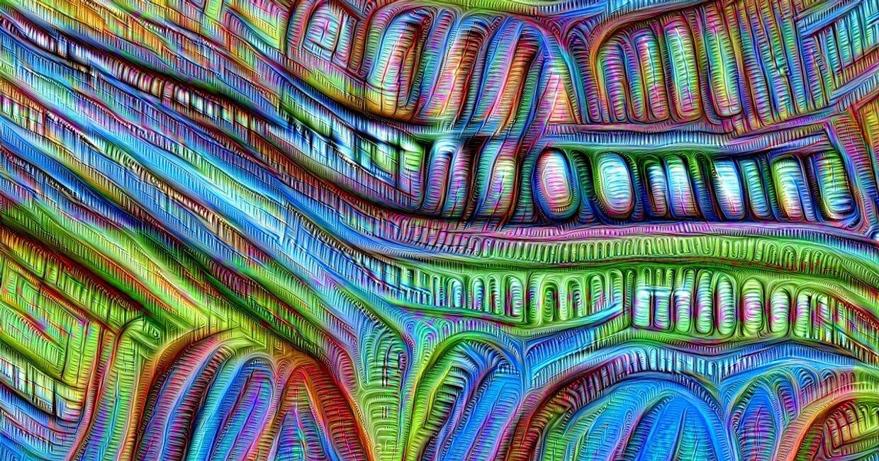 Изображение, созданное при помощи искусственного интеллекта Google DeepDream
