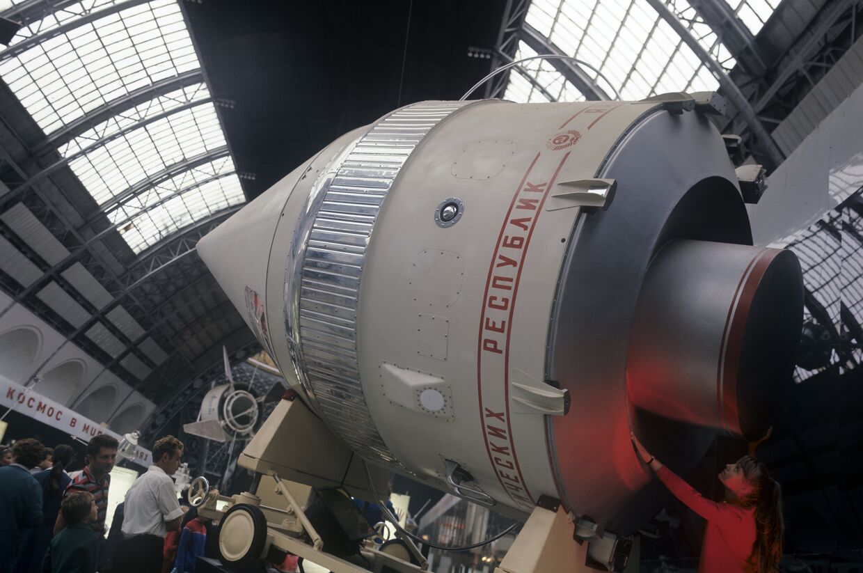 Последняя ступень первой космической ракеты, запущенной в сторону Луны 2 января 1959 года