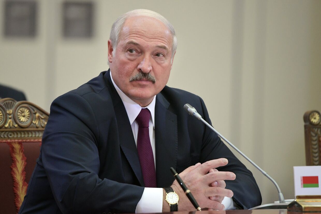 Президент Белоруссии А. Лукашенко. Санкт-Петербург