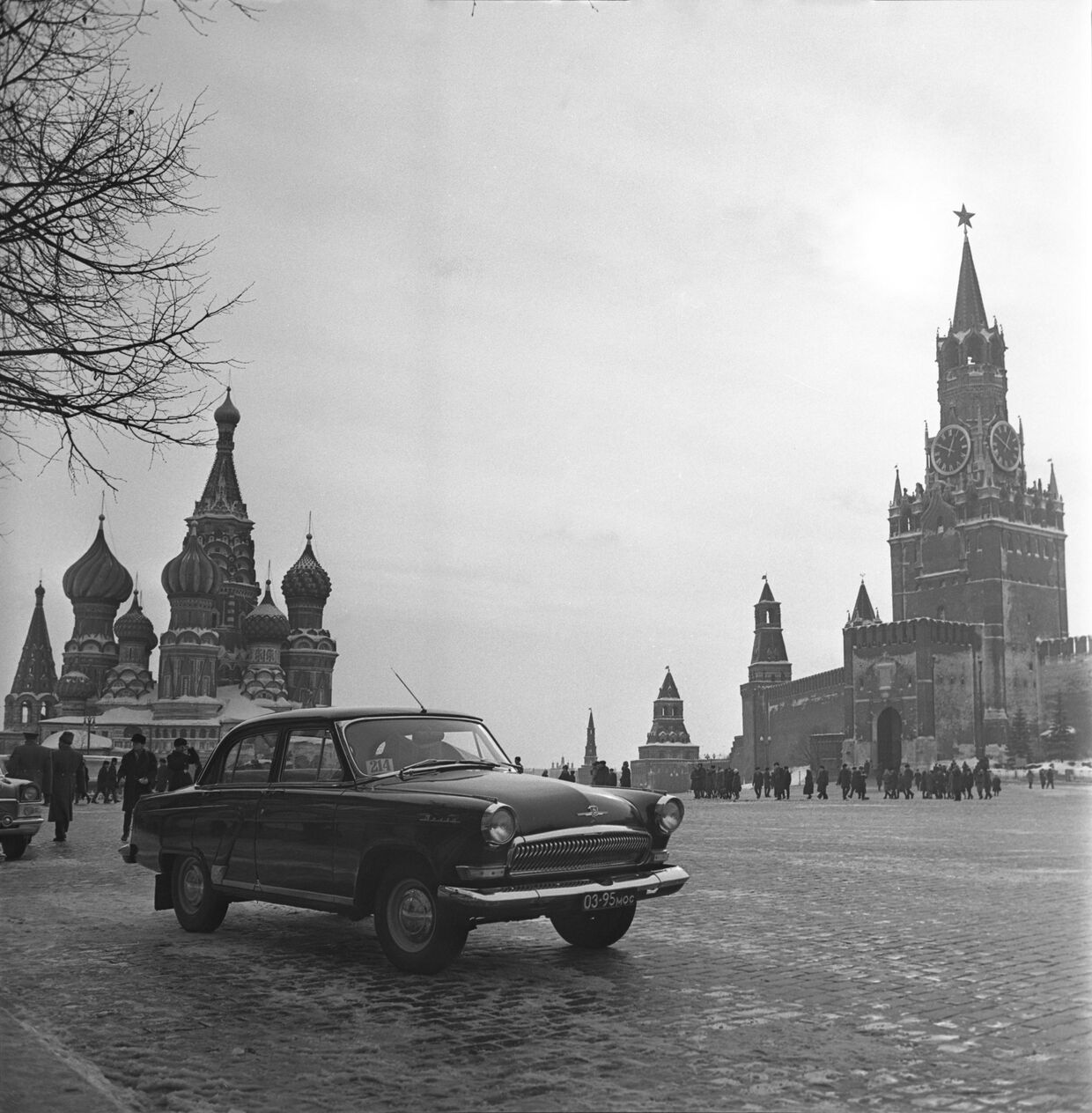 Красная площадь в Москве.