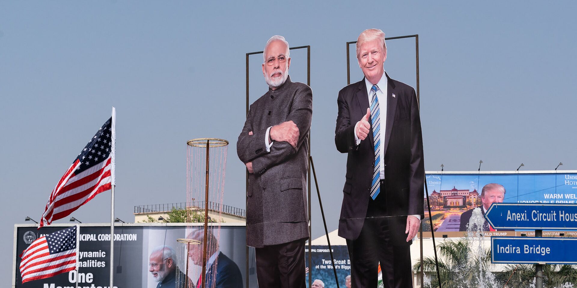 Изображения президента США Дональда Трампа и премьер-министра Индии Нарендры Моди - ИноСМИ, 1920, 04.08.2025
