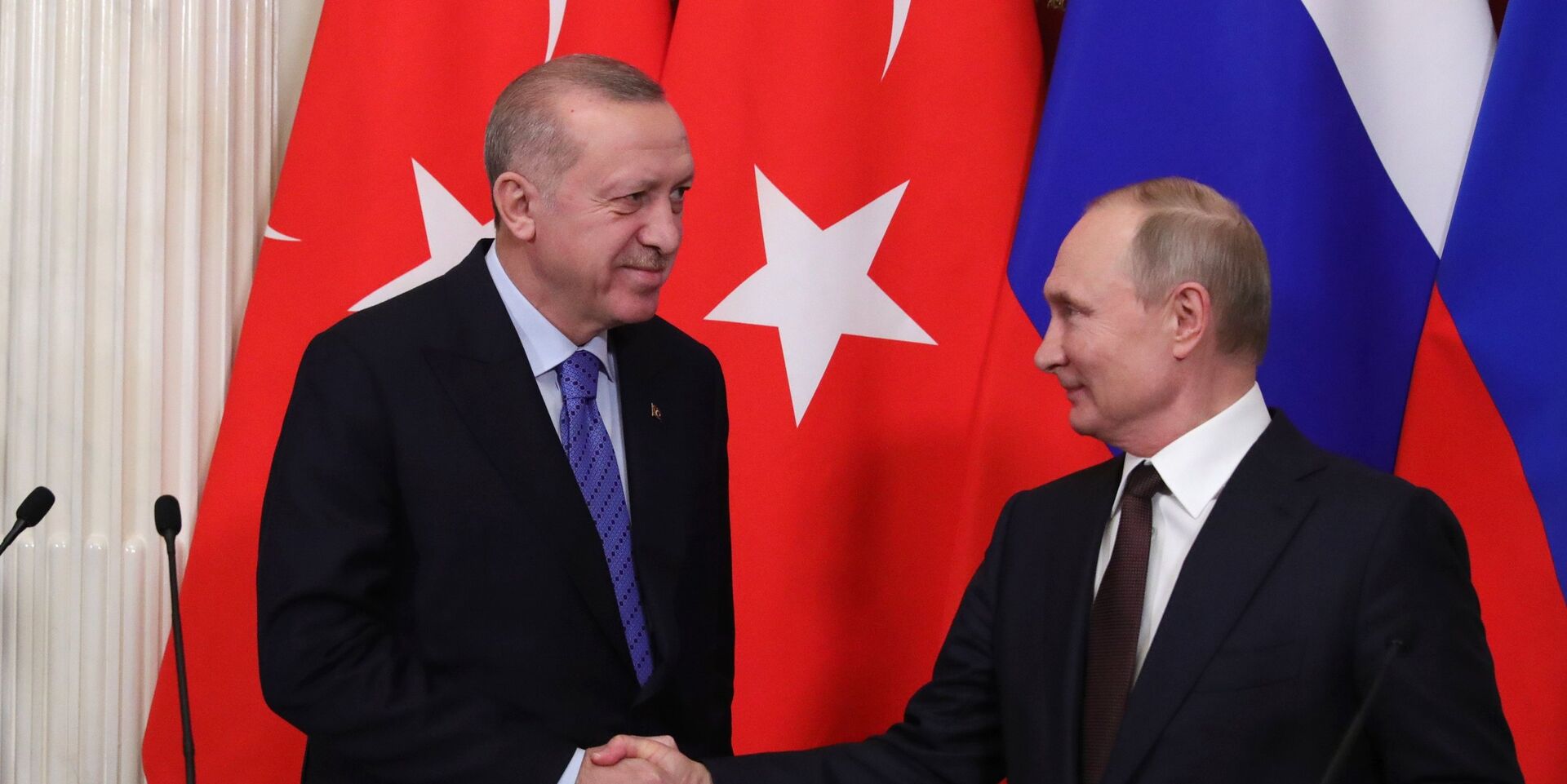 Президент РФ В. Путин встретился с президентом Турции Р. Эрдоганом - ИноСМИ, 1920, 25.06.2021