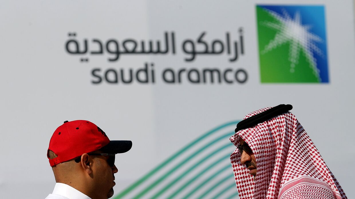 Логотип национальной нефтяной компании Саудовской Аравии Saudi Aramco