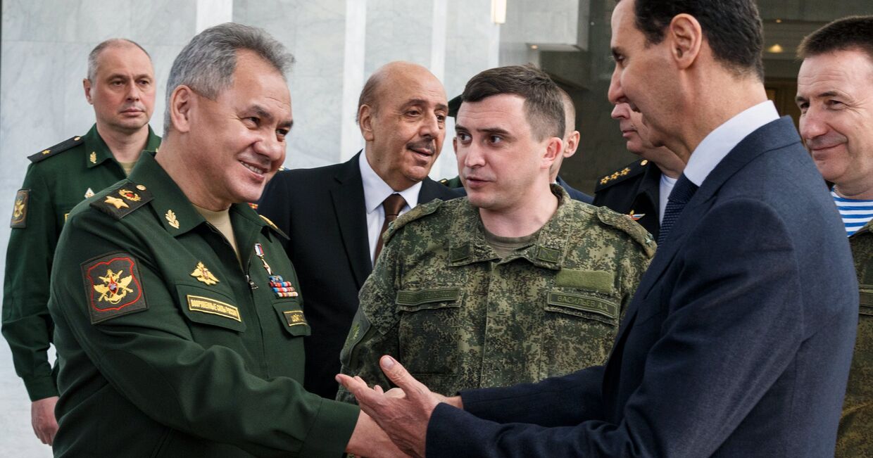Рабочий визит министра обороны РФ С. Шойгу в Сирию