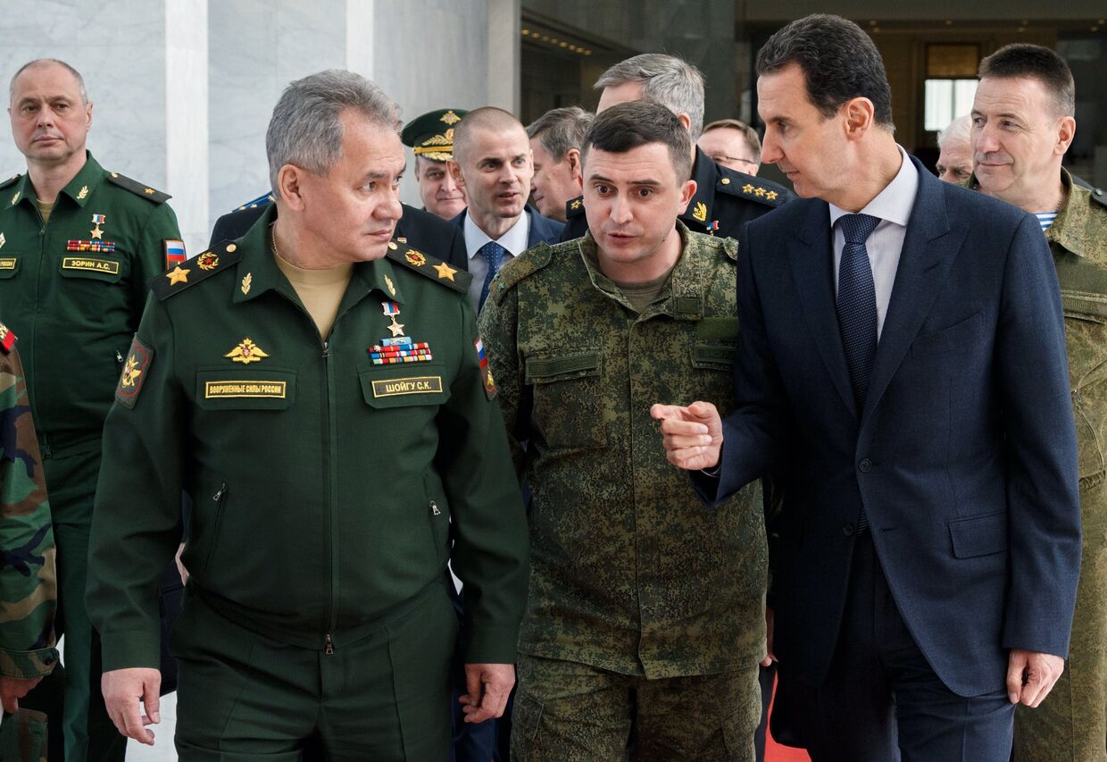 Рабочий визит министра обороны РФ С. Шойгу в Сирию