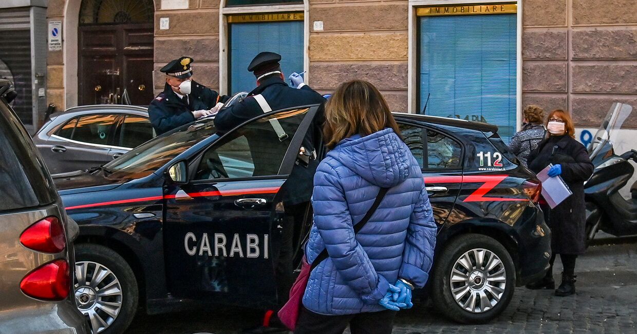 Полиция в Риме, Италия