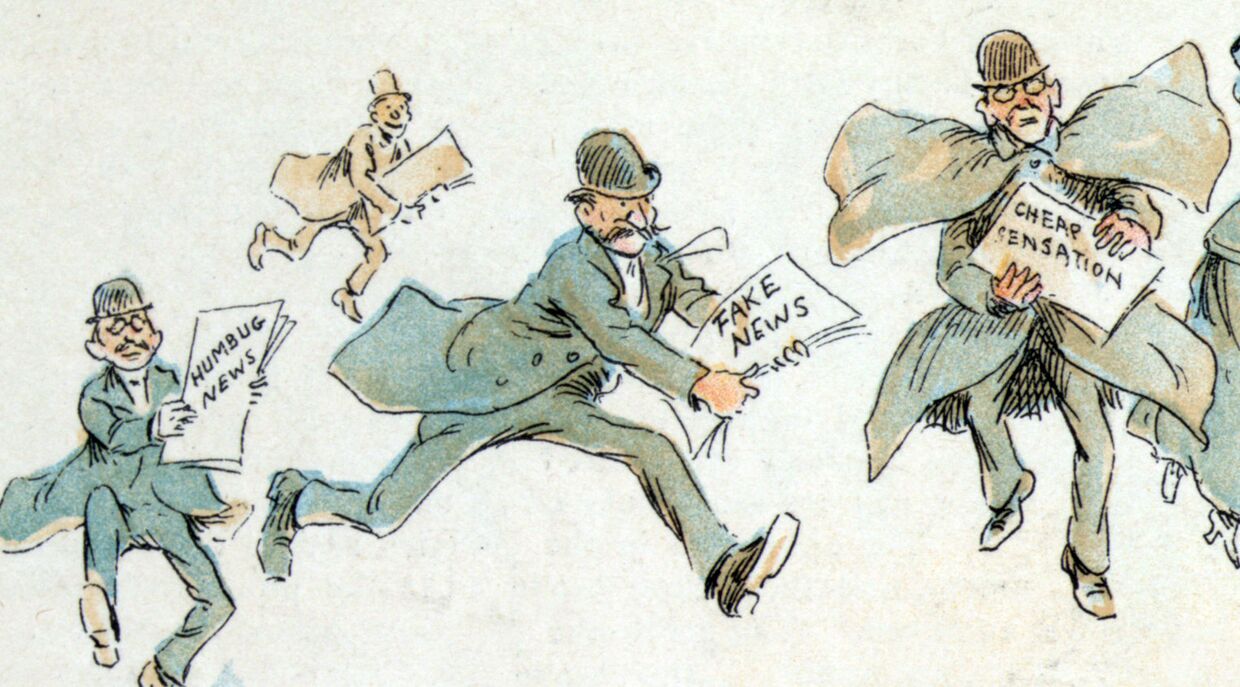 Карикатура 1894 года