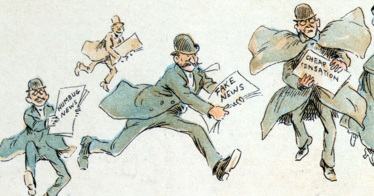 Карикатура 1894 года