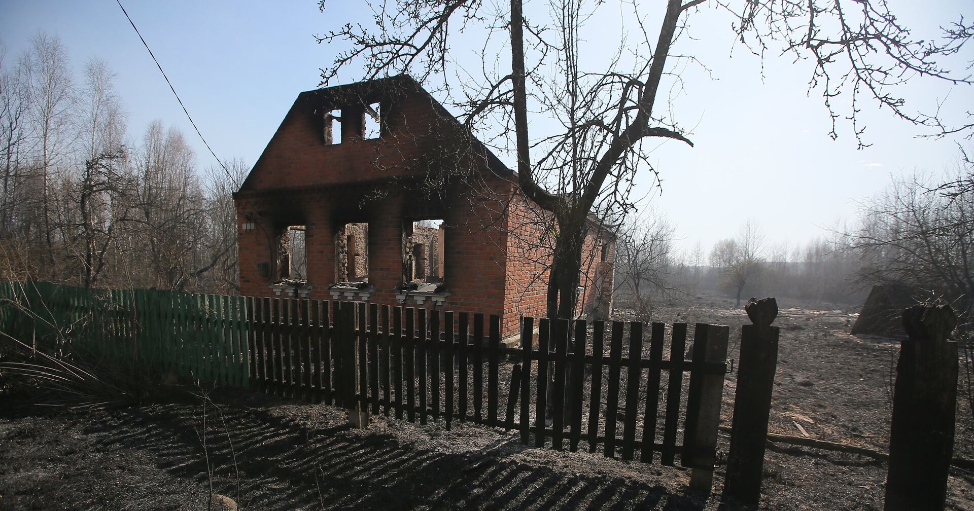Пожар в зоне отчуждения Чернобыльской АЭС - ИноСМИ, 1920, 28.04.2021
