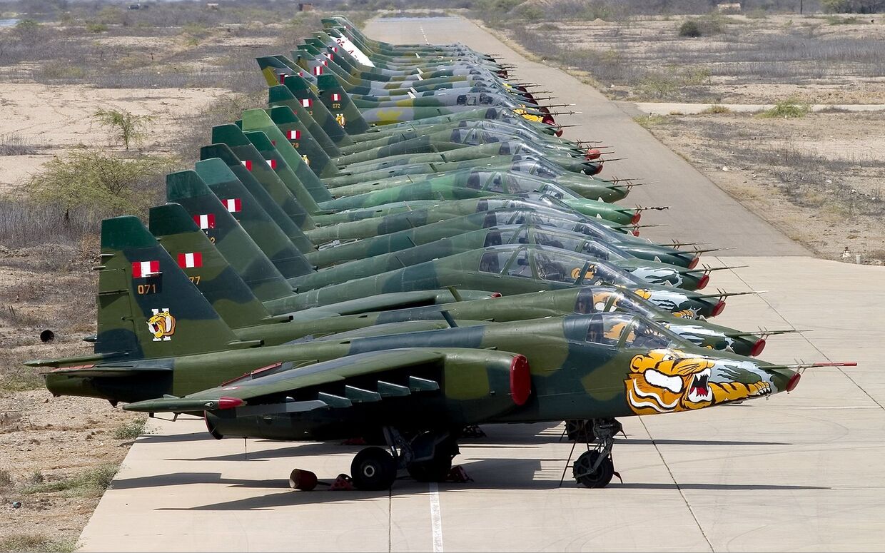 Самолеты Су-25 ВВС Перу
