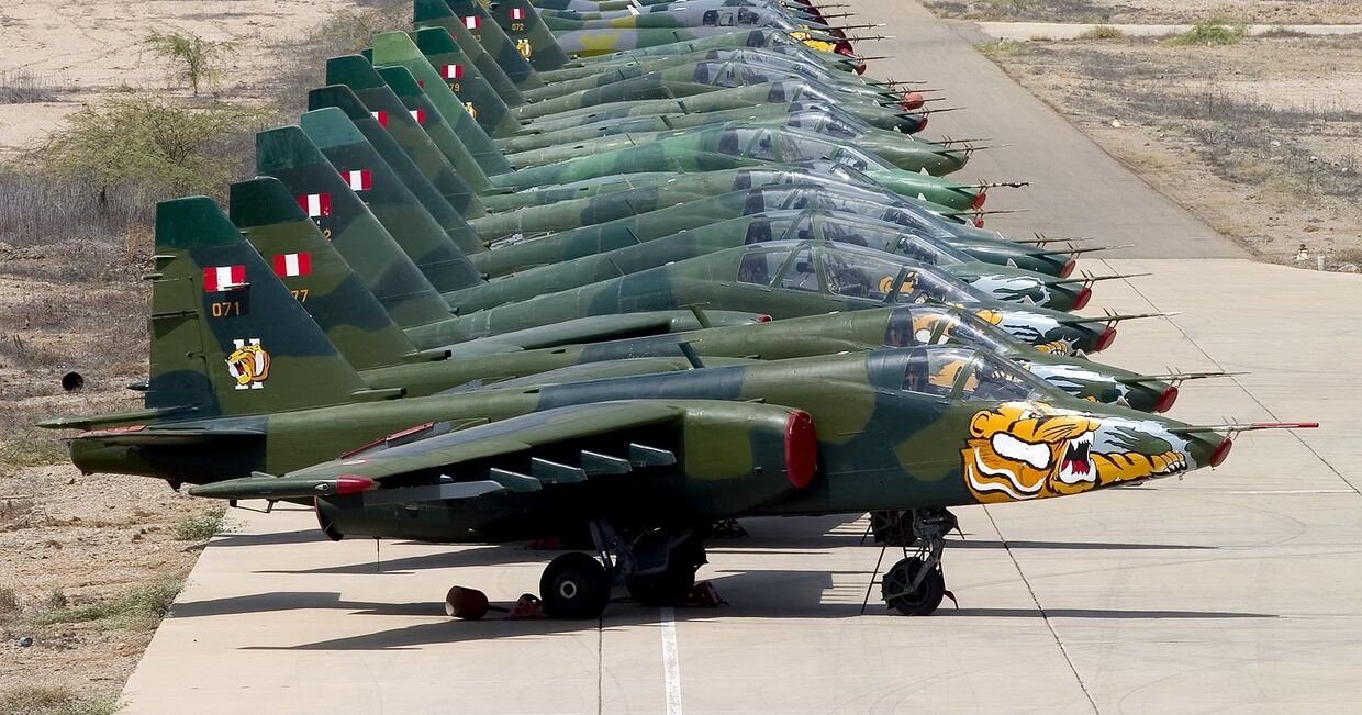 Самолеты Су-25 ВВС Перу