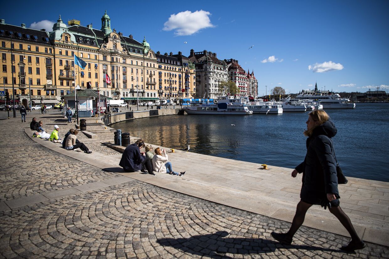 15 апреля 2020. Жители Стокгольма, Швеция