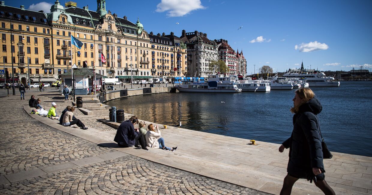 15 апреля 2020. Жители Стокгольма, Швеция
