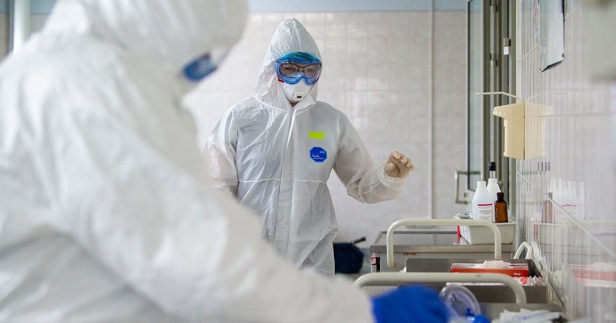 Открытие стационара по борьбе с коронавирусом на базе горбольницы №31