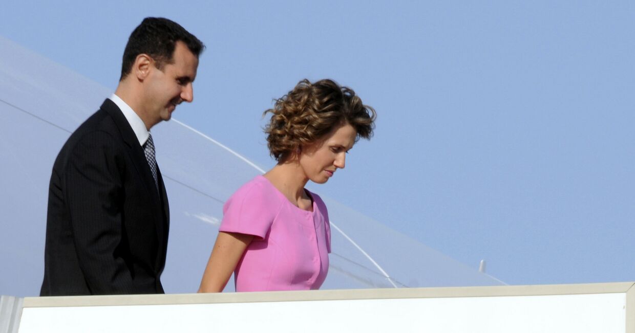 Президент Сирии Башар Асад с супругой Асмой Асад