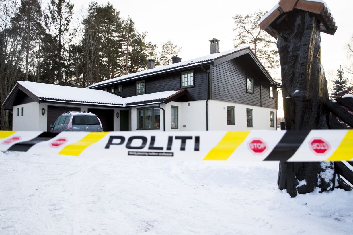 11 января 2019. Полиция обыскивает дом миллиардера Тома Хагена, Норвегия