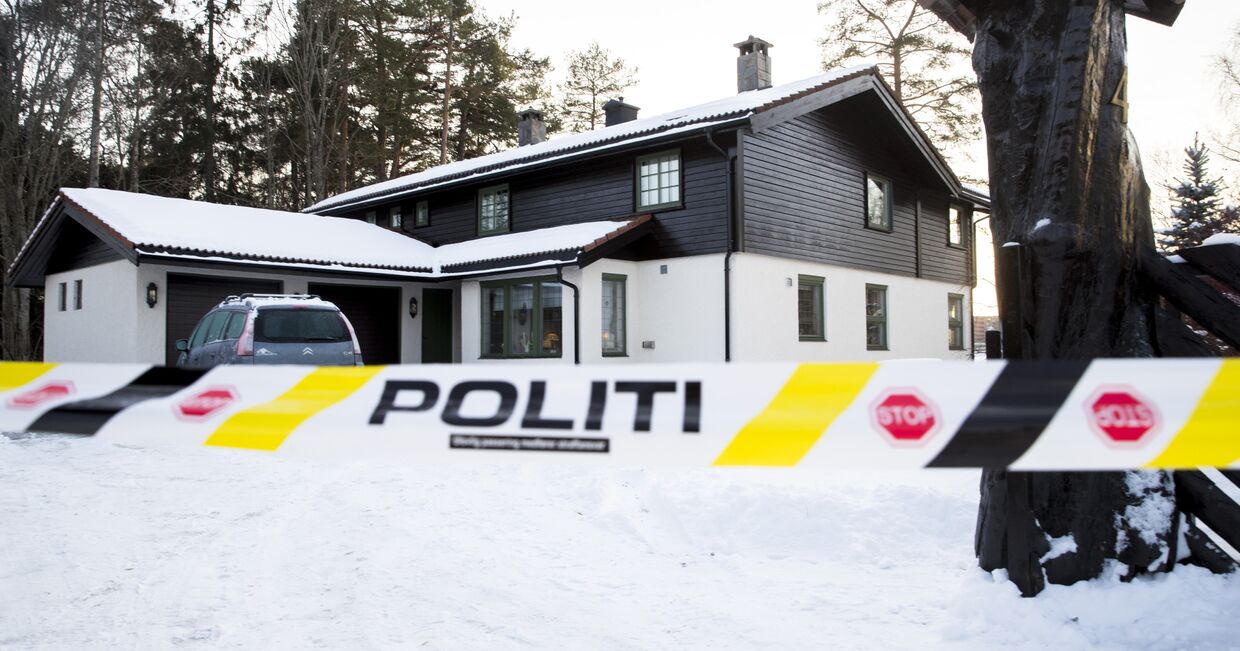 11 января 2019. Полиция обыскивает дом миллиардера Тома Хагена, Норвегия