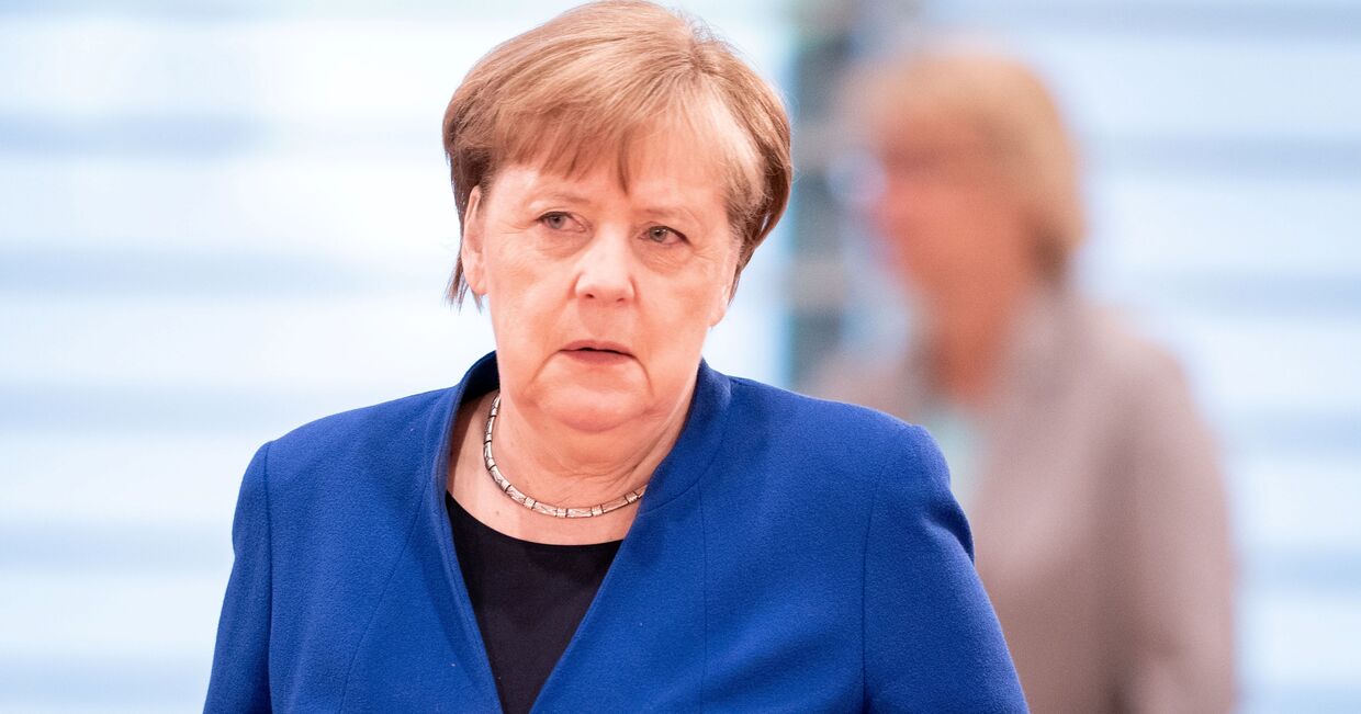 13 мая 2020. Ангела Меркель на заседании правительства в Берлине, Германия