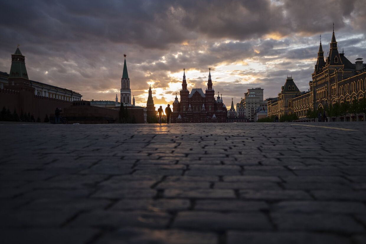 Москва во время режима самоизоляции жителей