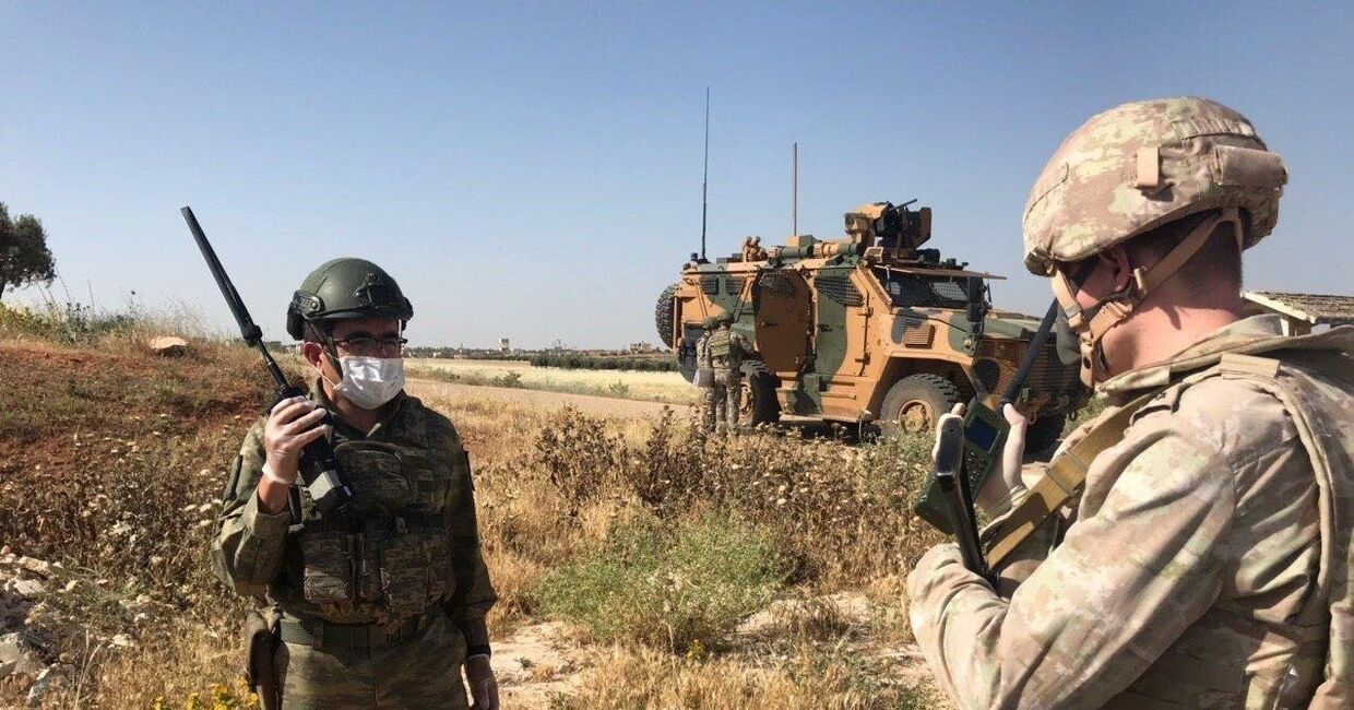 Россия и Турция провели совместное патрулирование в сирийской провинции Алеппо-Латакия