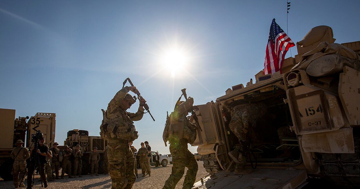 Американские солдаты на северо-востоке Сирии