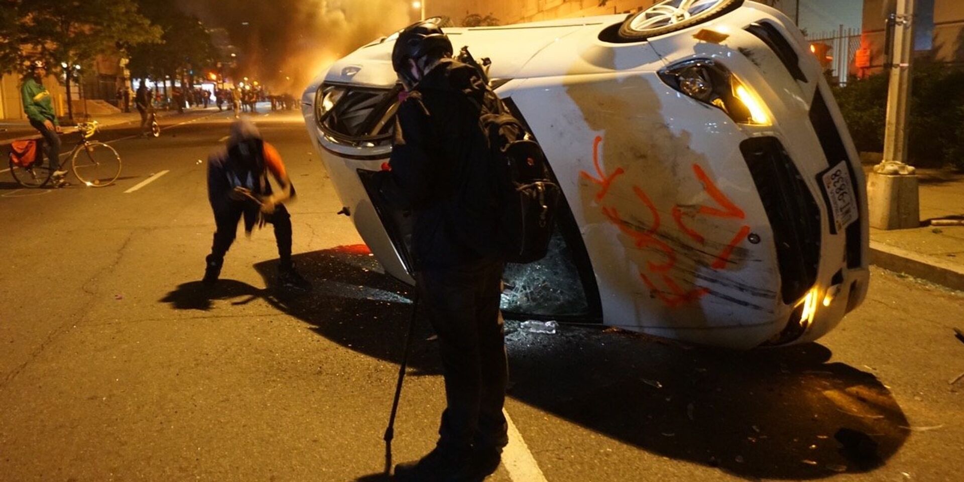 Протесты после гибели Джорджа Флойда в США - ИноСМИ, 1920, 26.04.2026