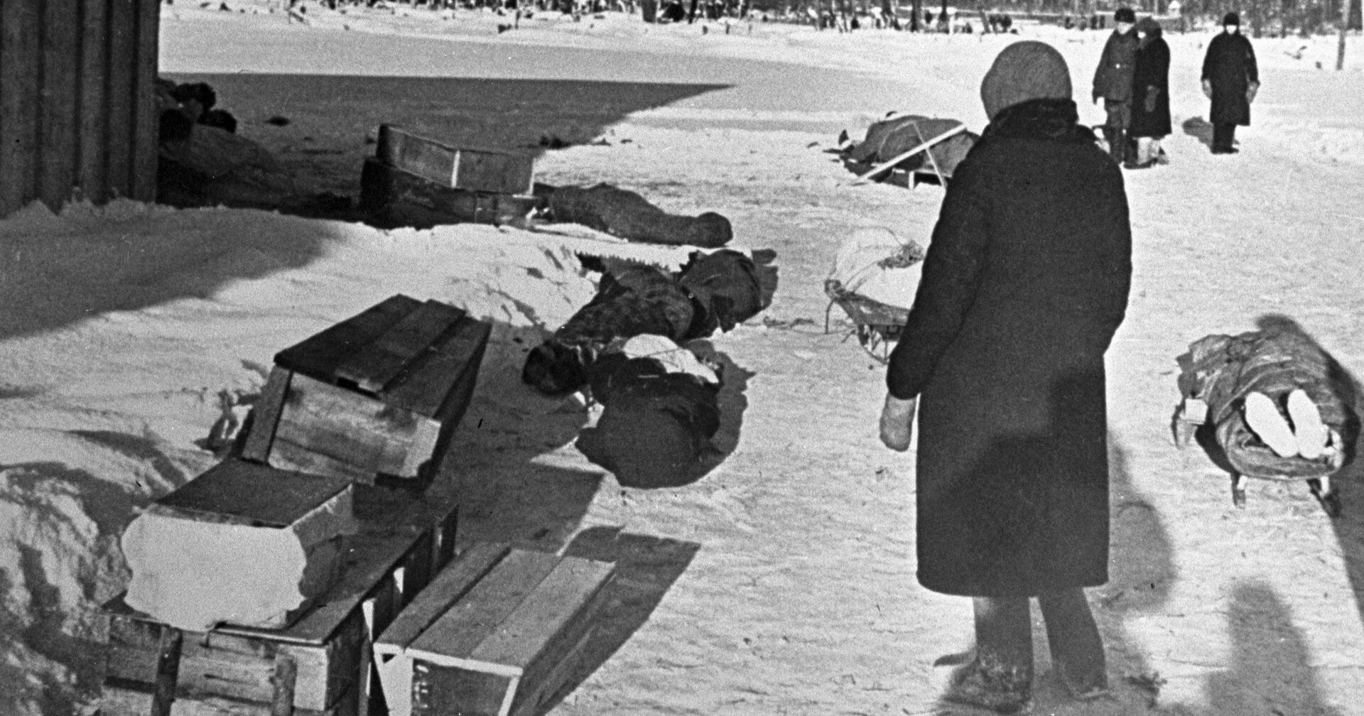 Гробы для захоронения умерших в блокадном Ленинграде - ИноСМИ, 1920, 09.09.2021