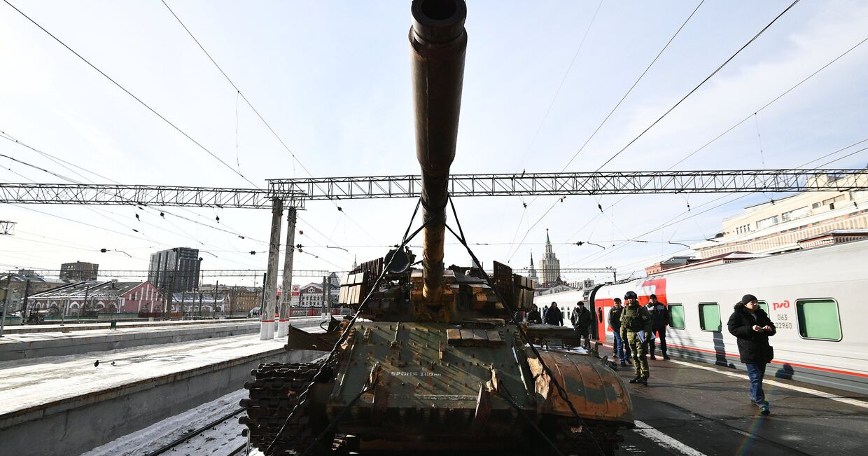 Отправка поезда Сирийский перелом из Москвы
