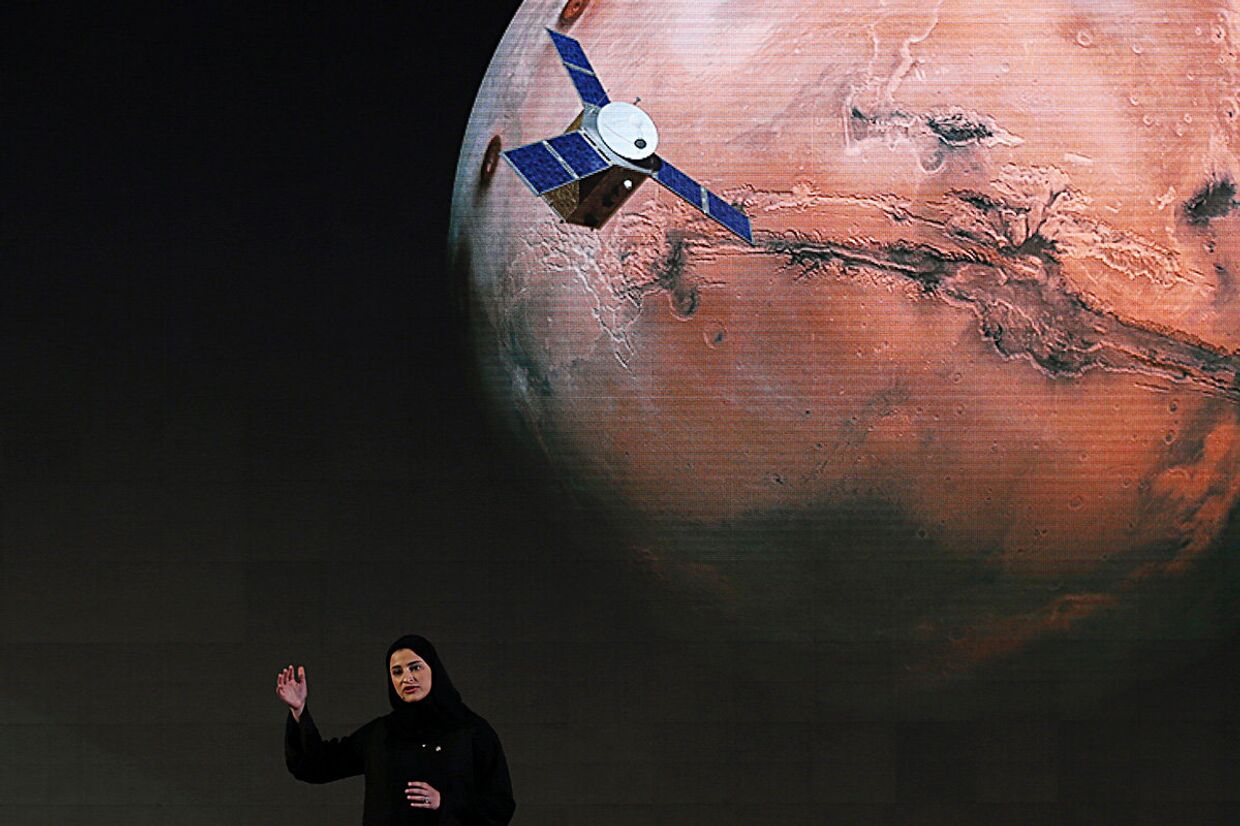 Презентация миссии на Марс в Дубае, ОАЭ