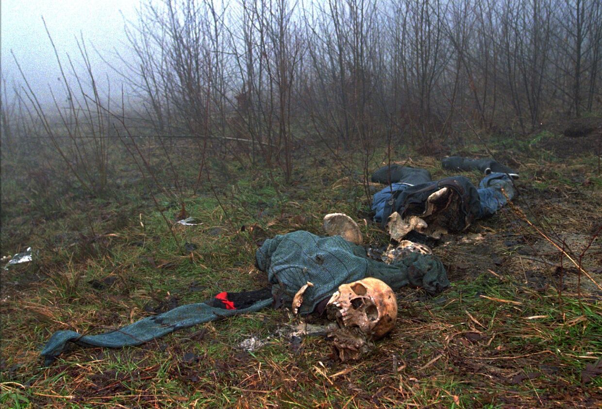 4 февраля 2020. Останки жертв массовых убийств в Сребренице