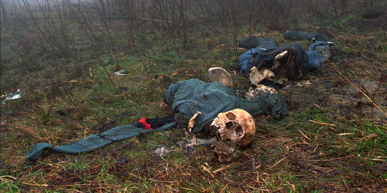 4 февраля 2020. Останки жертв массовых убийств в Сребренице