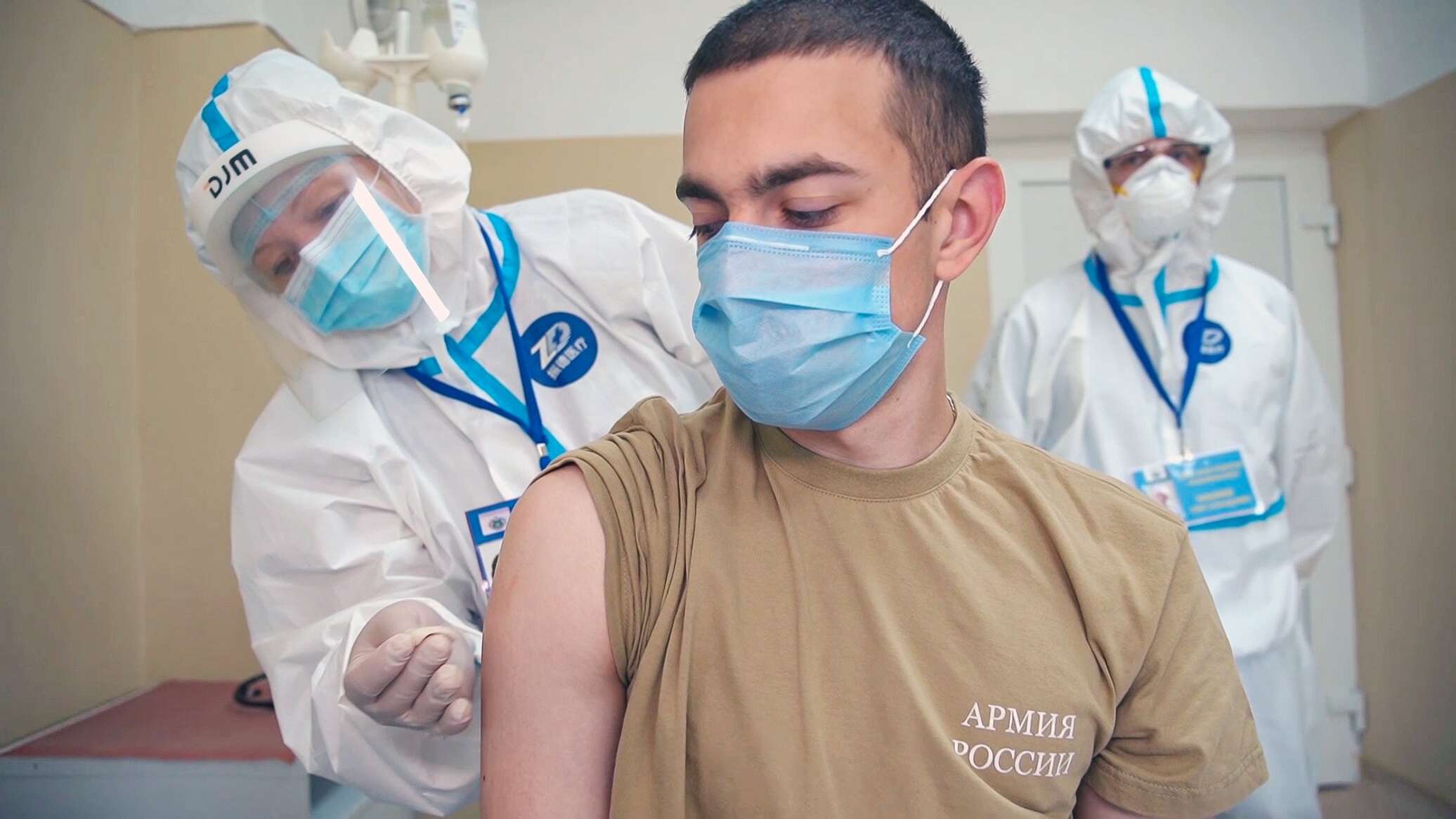 Вакцинация военнослужащих от коронавируса