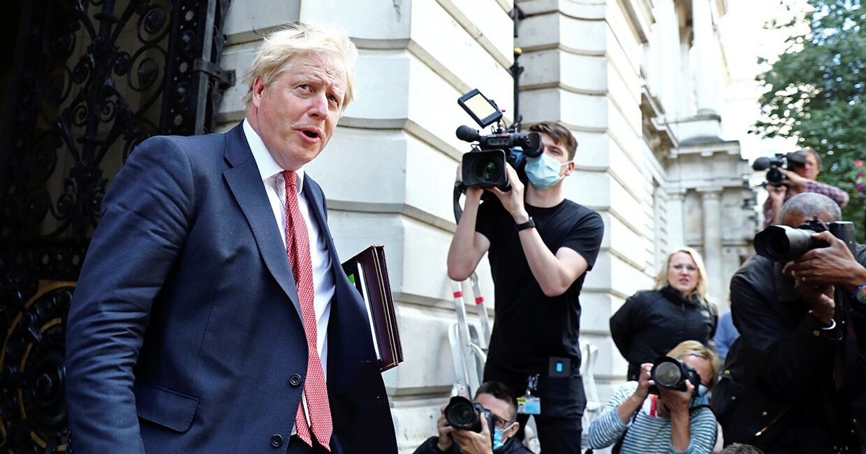 Премьер-министр Великобритании Борис Джонсон в Лондоне