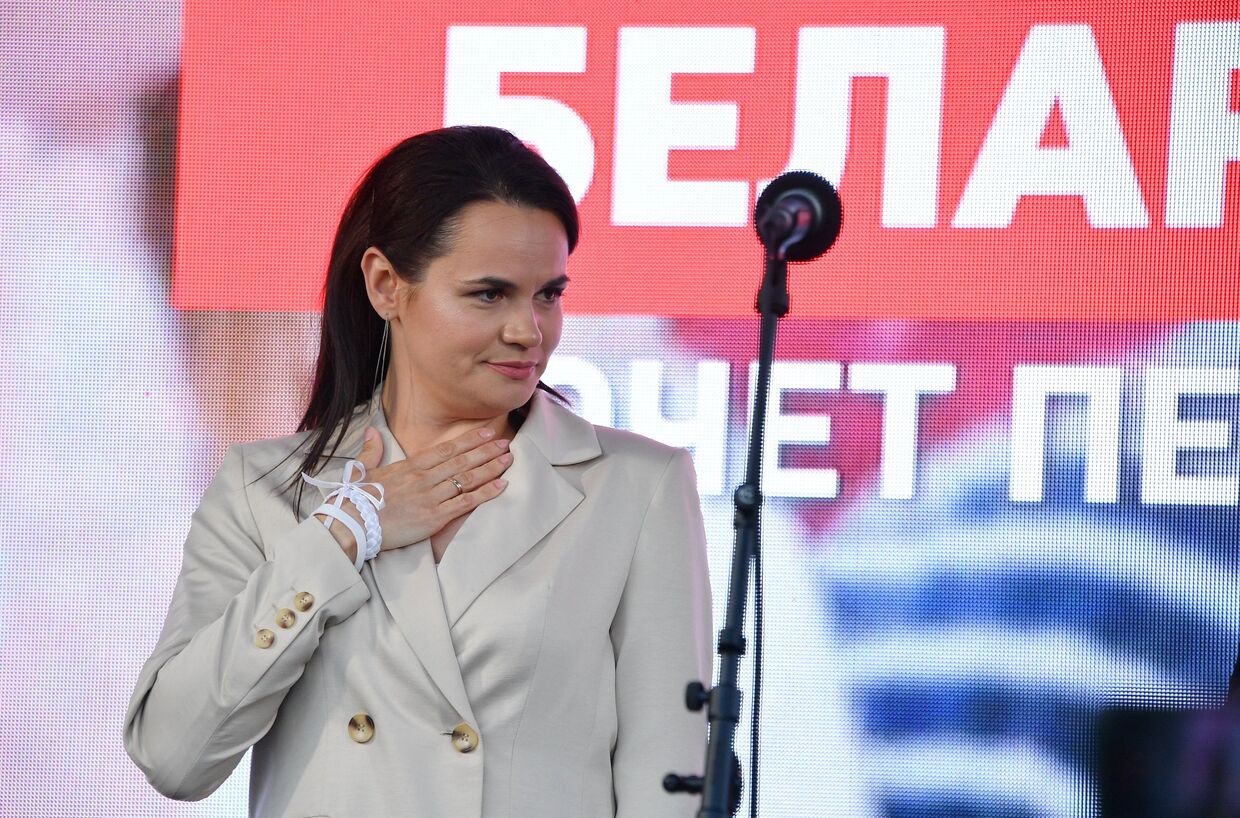Кандидат в президенты Белоруссии Светлана Тихановская