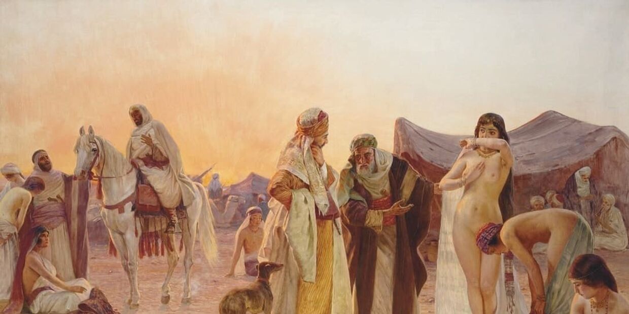 Отто Пилни, Невольничий рынок, XIX в.