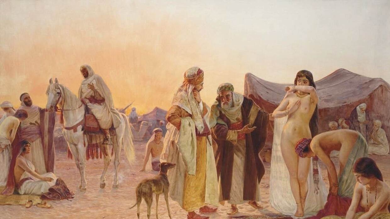 Отто Пилни, Невольничий рынок, XIX в.